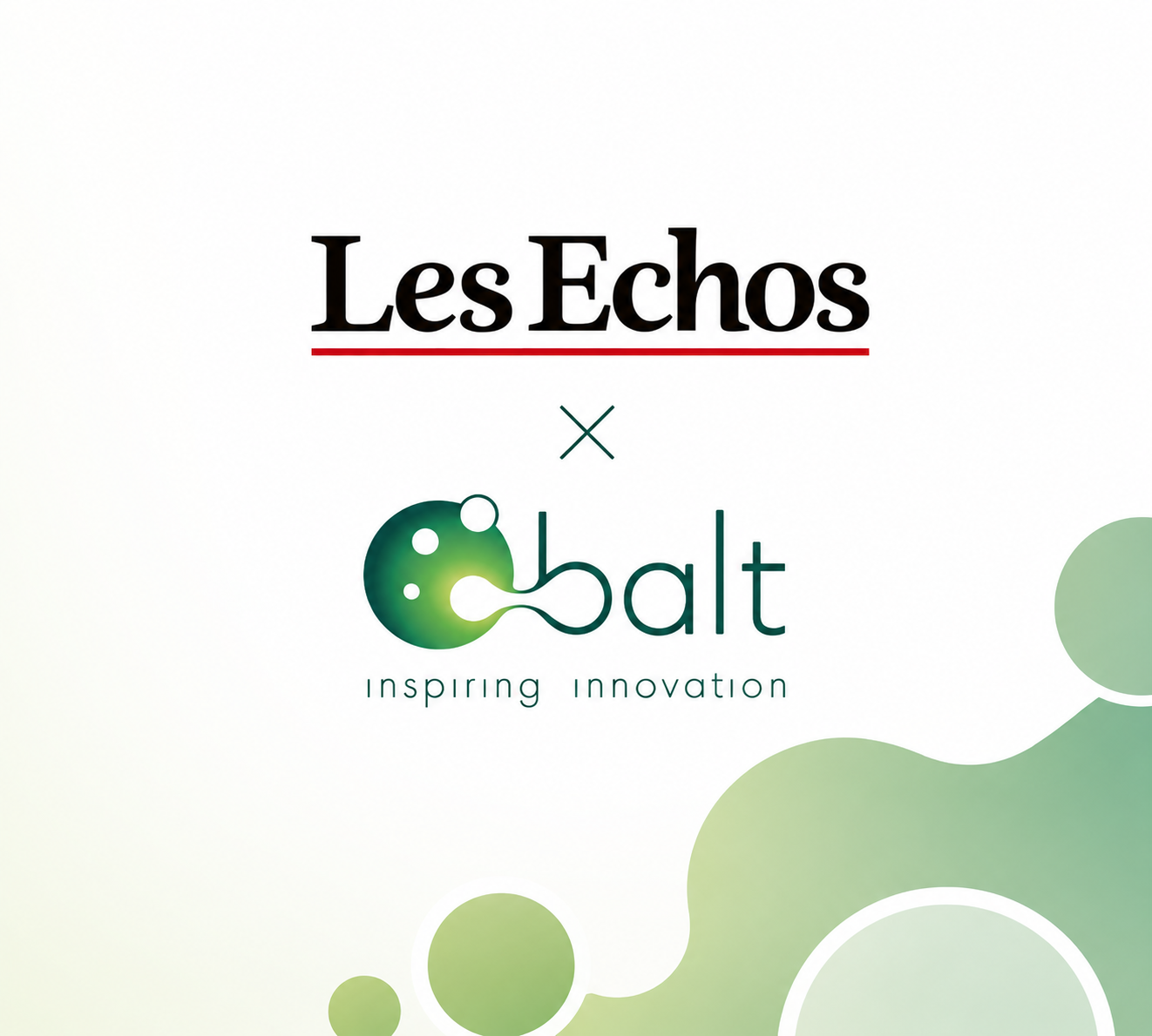 Balt is featured in Les Echos