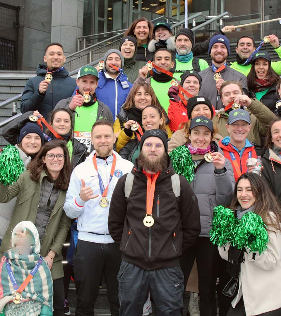 Balt at the half marathon of Paris 2023